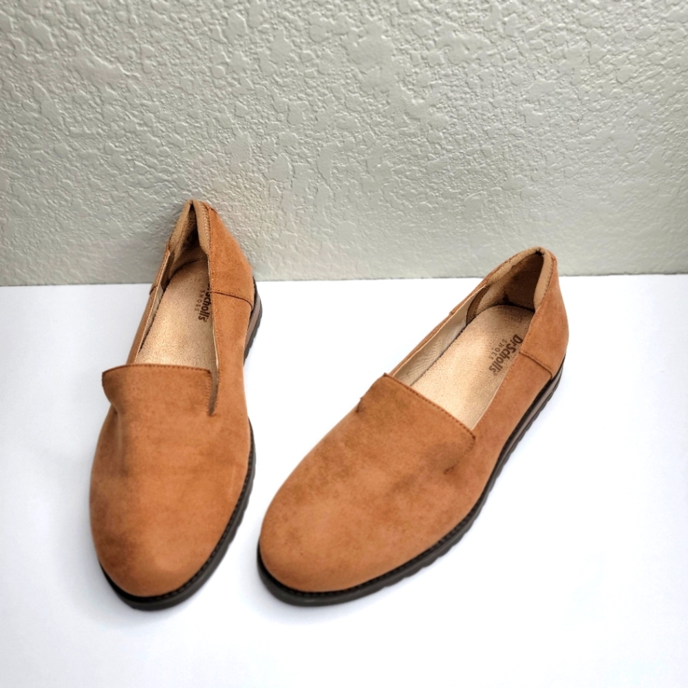Dr. Scholl's Womens Brown Comfort Jetset Loafers Size 7.5W